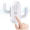 Genérico Allarme con sensore wireless, allarmi con sensore di movimento per anziani, rilevatore di movimento di sicurezza wireless, registratore vocale con ganci a , promemoria di dimenticato p