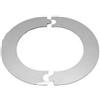 MAKA change your life quality MAKA Rosone Circolare Componibile per Canna Fumaria in Acciaio Inox, Copriforo Apribile in Due Metà per Tubi già Installati (Ø 200 mm, Inox)