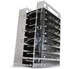 Hesupy Supporto per disco rigido da 8,9 cm, staffa per disco rigido multistrato, kit di staffe di montaggio per HDD, scatola meccanica trasparente per hard disk, organizer con spazio per ventola di