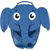 Affenzahn zaino per bambini Amico Piccolo Elefante - Blu | Ergonomico per bambini da 1 a 3 anni con dettagli riflettenti, linguetta e targhetta per il nome per l'asilo