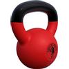 GORILLA SPORTS® Kettlebell - Singolo/Set, 2-32kg, Impugnatura Ergonomica, in Ghisa, Rivestimento in Vinile - Peso Sfera, Manubri, Pesi con Maniglia, Allenamento di Forza, Palestra, Casa, Fitness