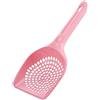 Pchnfei Paletta per lettiera per gatti in plastica rosa per la cura degli animali domestici, paletta per rifiuti di sabbia, strumento di pulizia cavo, facile da pulire, paletta per lettiera per gatti,