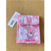 Sanrio Hello Kitty Hibiscus Accessory Case Pouch rosa 2000 vintage raro