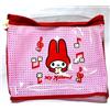 Sanrio Rara custodia con cerniera Sanrio My Melody 1997 motivo nota floreale retrò...