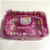 Sanrio Hello Kitty Tulip custodia per penna in vinile grande capacità multi...