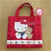 HELLO KITTY Sanrio Hello Kitty 1985 Mini Tote Bag I Love My Teddy Bear Retro Japan Tag