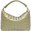Generic HJDMO Borsa a mano in tessuto da donna in ecopelle borsa hobo con chiusura a zip borsa a tracolla lavoro quotidiano nero beige marrone caffè grigio, Verde Travertino, 21cm×12cm×13.5cm