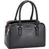 David Jones - Borsa a mano Donna Città - Borsa a mano Similpelle - Dimensione media - 2 scomparti - Tasche multiple - Pratica Chic Elegante