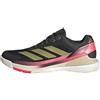 adidas Uomo Crazyquick Boost Padel Shoes, Core Black/Gold Met./Solar Turbo, 46 EU