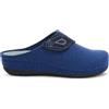 Dr. Scholl's Scholl Bruges, Ciabatta da casa con soletta in Memory Cushion e strappo in velcro, Donna, Denim, 37 EU