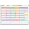 Paprint Planning settimanale a colori, weekly planner da tavolo A3 e A4 da 53 fogli 21x30 e 42x30, agenda per appuntamenti, chiamate e note con divisione in oraria e giornaliera (A4)