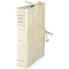 Generico 25 Faldoni - Cartelle archivio con lacci - Dorso 18 cm - 25x35cm - In cartone rigido rivestito - adatto per archiviazione documenti, colore beige