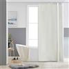 Furlinic Tende Doccia Anti-Muffa Tessuto in Poliestere, Beige Tende Doccia Angolare Impermeabile &Lavabile,Tenda Vasca da Bagno con 6 Ganci Tenda doccia-85x180cm.