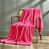 STGAO Coperta Pile 90 x 170 cm Pile di Flanella Calda Morbida Coperta in Pelliccia Sintetica Supporta La Personalizzazione per Letto, Divano, Sedia e Divano, Rosa Scuro