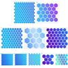 GORGECRAFT 10pz Grandi Stencil A Nido d'Ape Stencil A Nido d'Ape Riutilizzabili Quadrato Vuoto Plastica Pittura Stencil Modelli Set per Pittura Disegno Legno Parete Scrapbook Carta Decorazione