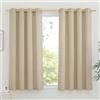 PONY DANCE Tende Camera da Letto Semitrasparenti Linen Curtains 2 Pezzi