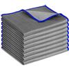 Vortix 8 Panni Fibra Carbonio Microfibra senza Aloni Vetri | Panno Microfibra Per Vetri Senza Aloni. Ideale Per Finestre, Specchi, Schermi, Superfici Lisce. Senza Graffi, Riutilizzabile