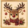 Generico DIY Christmas Pearl Painting Art Kit With Frame | 5D Christmas Pearl Beads Art, With Stocking Santa Festive Tree, Home Wall Decoration For Living Room Studio Entryway Birthday
