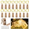 VFANDV Luci LED a Batteria, 16 Pezzi 2M 20 LED Mini Lampada a Fili di Rame per Esterni, Filo Di Rame Lucine Decorative a Batteria per Natale, Decorazione di Nozze, Matrimonio, Festa - Bianco Caldo