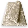 Home Tresor - Telo Arredo Copritutto, Granfoulard Copridivano, Arredatutto Telo Divano Grande 2 e 3 Posti, Copriletto Estivo Fantasia Arabesco (Matrimoniale 240x280 cm, Beige)