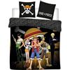 Aymax One Piece Nera Copripiumino Matrimoniale 240x220 + 2 Federe Misto