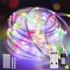 JVURICE Tubo luminoso da 10 m, 200 LED, per esterni, IP67, impermeabile, 8 modalità, dimmerabile, telecomando, timer, luce calda, tubo luminoso per interni ed esterni, feste, matrimoni, Natale