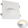 B·LED BARCELONA LED Barcellona LED Applique da parete incassato gesso 400 x 400 mm Branco Trimless G9, Luminaria Integrata Dipinto, Design Moderno Classico Luxo, Faretto incassato Interno