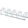 HOMCOM Rastrelliera Biciclette da Pavimento o Parete 145x33x27 cm Argento