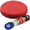 Generic Cuscino in Pelle Cuscini per Sedie da Pranzo Cuscini Rotondi per Sedili Cuscino per Sgabello Impermeabile Diametro 32/33/34/35/36/38/40cm Coprisgabelli(Red,35cm)