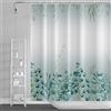SDOTPMT 165x183cm Eucalipto Foglie Tenda da Doccia Verde - Botanico Piante Bagno Agriturismo Naturale Rurale - Tessuto Impermeabile con Ganci