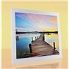 1a Bilderrahmen Monello - Cornice portafoto premium per poster, 40 x 55 cm, cornice puzzle bianco opaco, 55 x 40 cm, con pannello posteriore bianco e vetro sintetico trasparente
