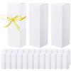 PH PandaHall 30pz Scatole di Carta Bianche Scatole Regalo per Bicchieri, 8x8x25cm Scatola Carta Rettangolare Scatoline Cartone Bomboniere per Matrimoni Festa di Compleanno Anniversario