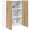 vidaXL Armadio pensile Rovere Artigianale 60 x 31 x 80 cm