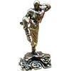 ZDHC Statua di monaco Kung Fu Shaolin oro Carino Rame Puro Cinese Arti Marziali Scultura Postura Scultura Meditazione Zen Home Opere per Ufficio Libreria Desktop Decor