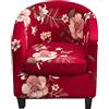 AQIGR Copripoltrona 1 Posto Elasticizato Copripoltrona Chesterfield Antiscivolo Stampata Copri Poltroncina Universale Rimovibile Lavabile Fodera per Sedia da Club (Color : #24)
