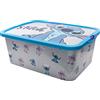 Stor Scatola Portaoggetti Stitch per bambini, in plastica, senza BPA, lavabile e riutilizzabile, con coperchio