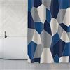 MSV Tenda da doccia MSV Origami in poliestere 180x200cm blu