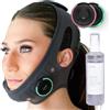 PMD Beauty SMAS - Fascia massaggiante per sollevamento pesi, fascia di compressione di alta qualità con tecnologia di tonificazione e contorno del viso a mani libere, con nebbia di fiala di collagene