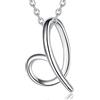 EUDORA Harmony Ball Collana Iniziale Argento Sterling 925 26 Lettere dell'Alfabeto Ciondolo Personalizzato Nome Gioielli Collane Regali per Donne Ragazze Festa della Mamma, Catena 45 cm