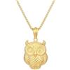 Generico Collane da uomo, Collana Pendente della Serie Gufo per uomini Onlyfans Regali Accessori color oro Personalità Gioielli FNAF