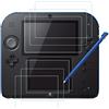 AFUNTA Pellicola Protettiva per Nintendo 2DS con Stilo, 3 Pack (6 Pz) HD Pellicola di Pet per Schermo Superiore e Inferiore, con 1 Stylus Penna