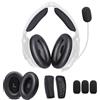 Voarmaks Cuscinetti auricolari di ricambio compatibili con cuffie Bose A30 Aviation, inclusi inserti interni in schiuma, 3 coperture per microfono, parabrezza, memory foam in pelle proteica kit