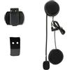 Generic Ricambio Intercom Ejeas V6 Cuffie Microfono e Supporto Citofono V6 V4 Bluetooth Interphone Headset Moto per Walkie-Talkie Interphone Clip per Casco Moto Bluetooth