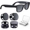 seynli Confezione da 4 coperture LED per occhiali intelligenti RayBan Meta Wayfarer, Skyler, Oakley, copertura per spia della fotocamera, appositamente progettata per occhiali Meta Gen 2, compatte e