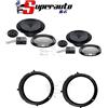Superauto hi-fi Audison APK 165 kit casse auto a due vie 165mm, potenza RMS 100W a 4 Ohm set adattatori altoparlanti per VOLKSWAGEN UP Predisposizione Anteriore