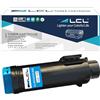 LCL Cartucce di Toner Compatibile con Dell H625 H825 CDW H820 Series | S2825 CDN 593-BBSD Ciano 2500 pagine Sostituzione per Dell H625cdw H825cdw S2825cdn S2825 (1-Pack)