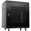 ECUTEE 12U Armadio di Rete 19 Pollici Armadio per Server Rack Con Ruote