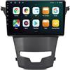 WOMGKDA 9 Pollici Android 13 Autoradio per SsangYong Korando 3 Actyon 2 2013-2017 Navigazione GPS Touch screen con Bluetooth SWC FM RDS Radio AHD WIFI DVR Ventola di raffreddamento(2+32G)