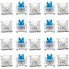 Zerabidpro Pack di Interruttori Meccanici Blu per Tastiere, Switch Tattili Compatibili con Cherry MX, per Gaming e Progetti DIY, Design Trasparente Ottimizzato per Retroilluminazione LED (20)