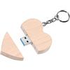 FeliSun Cuore in legno personalizzato USB3.0 Flash Drive Pendrive ad alta velocità U Disk Memory Stick Storage esterno Fotografia Regali di nozze